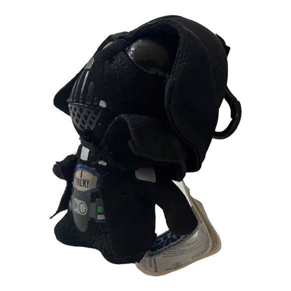 5” Talking Star Wars Plush Darth Vader Clip On Plushie Doll Stiffed Toy - Picture 3 of 5